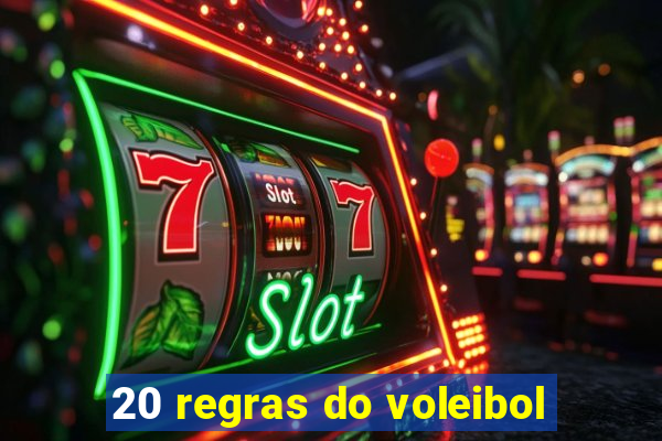 20 regras do voleibol