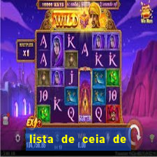 lista de ceia de natal completa
