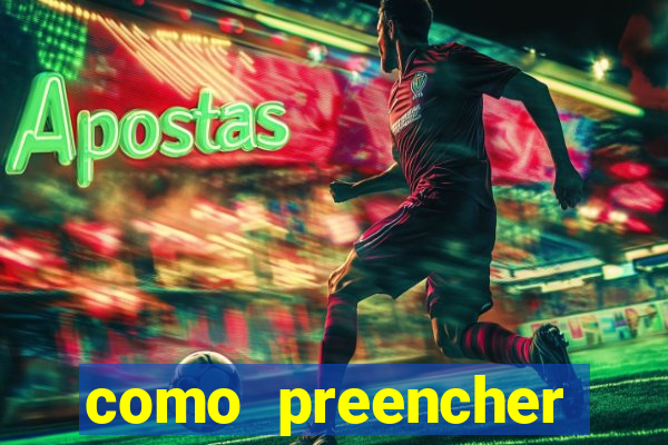 como preencher recibo de pagamento