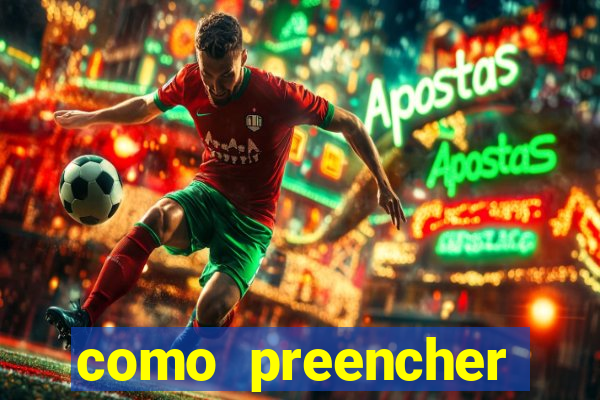 como preencher recibo de pagamento
