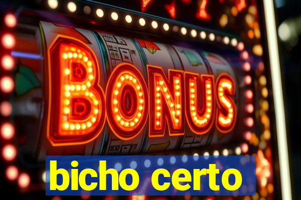 bicho certo