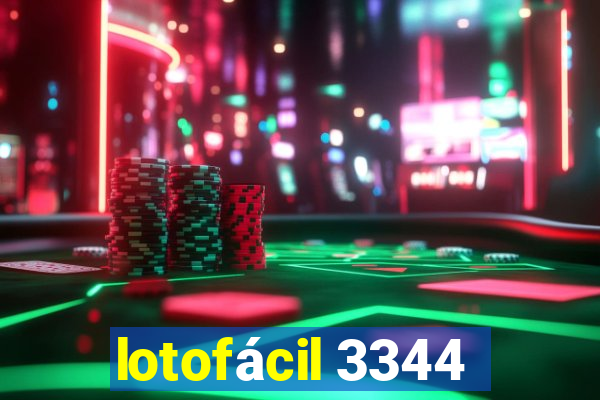 lotofácil 3344