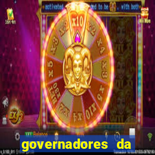 governadores da bahia por ano