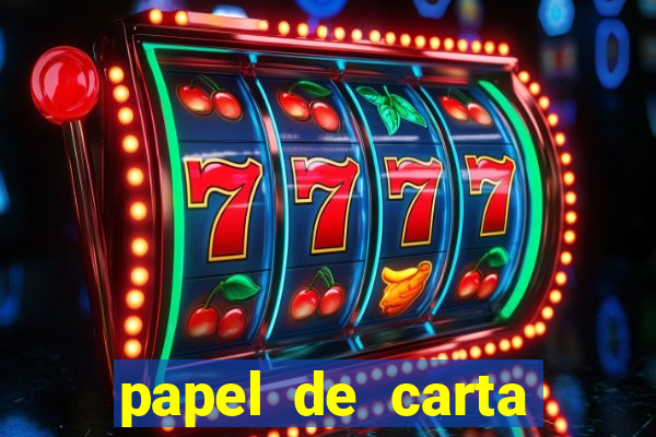 papel de carta masculino para imprimir