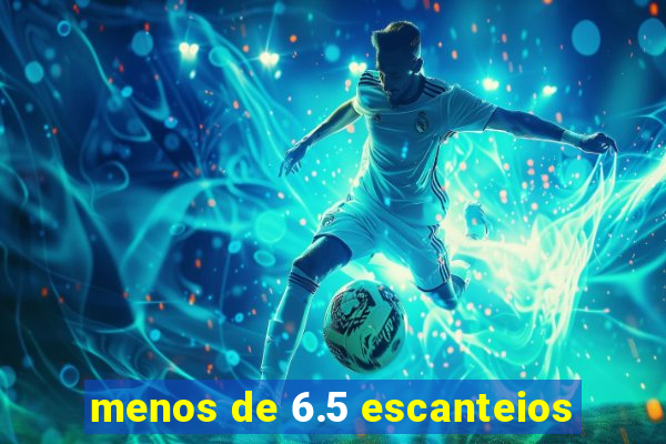 menos de 6.5 escanteios