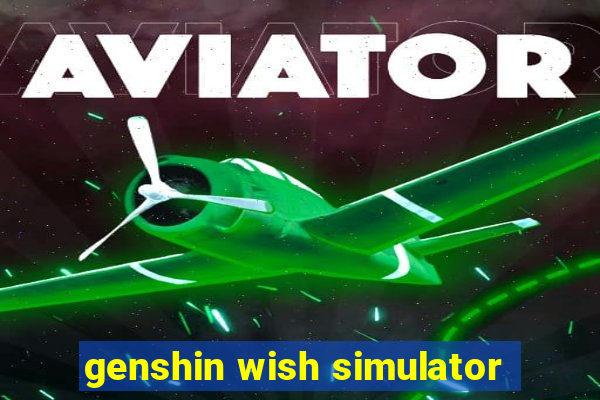 genshin wish simulator
