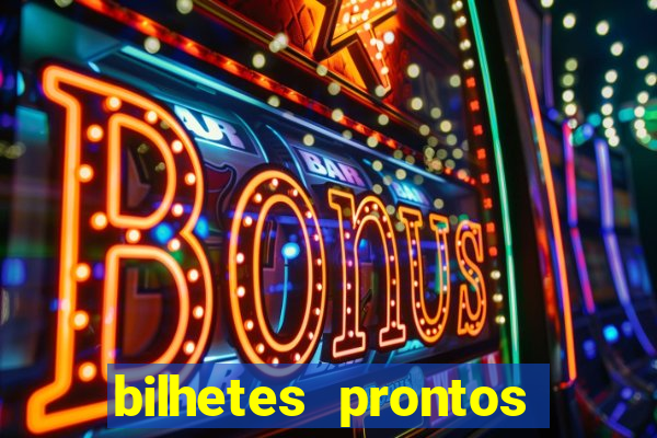 bilhetes prontos futebol para hoje