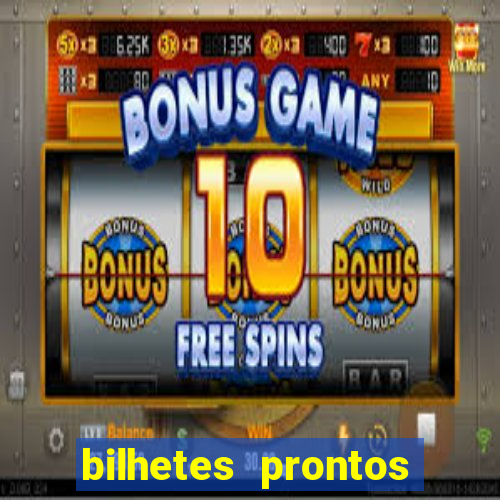 bilhetes prontos futebol para hoje