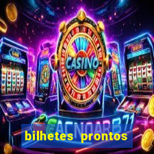 bilhetes prontos futebol para hoje