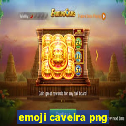 emoji caveira png
