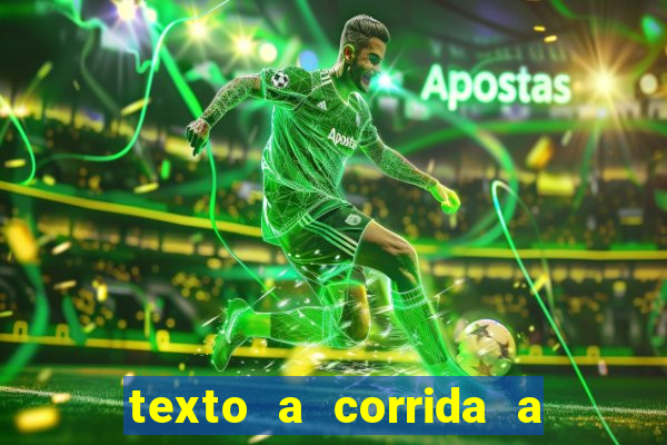 texto a corrida a lagarta lili