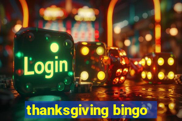 thanksgiving bingo