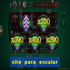 site para escalar time de futebol