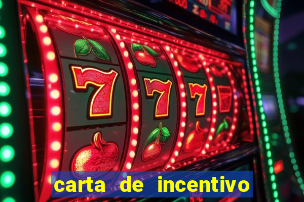 carta de incentivo para alunos