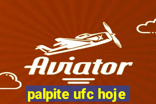 palpite ufc hoje