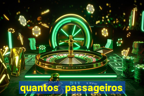 quantos passageiros cabem em um navio de cruzeiro