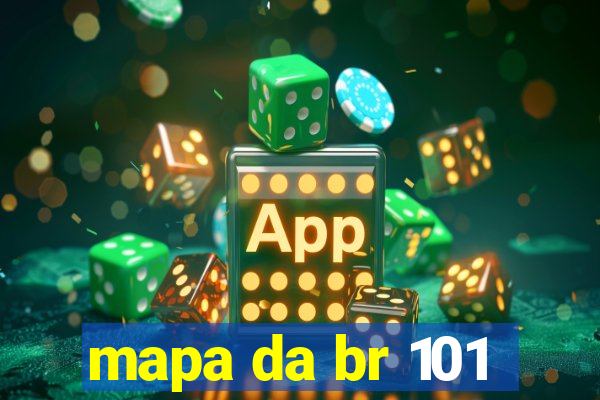 mapa da br 101