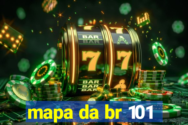 mapa da br 101