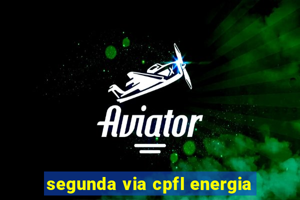 segunda via cpfl energia