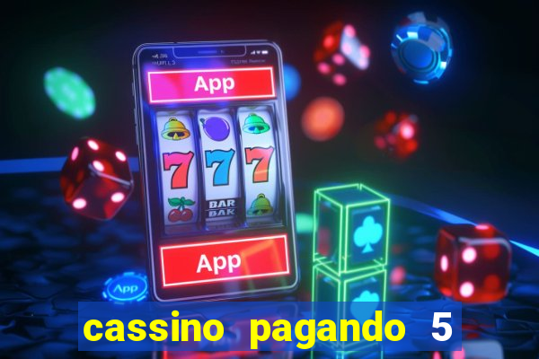 cassino pagando 5 reais no cadastro