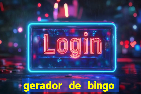 gerador de bingo cha de bebe