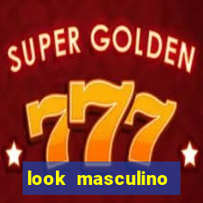 look masculino blazer cinza