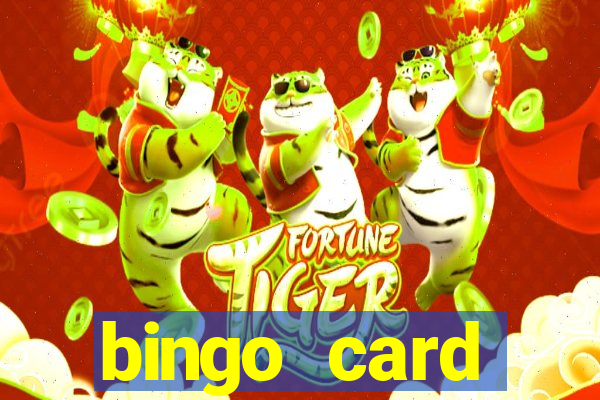 bingo card generator with pictures