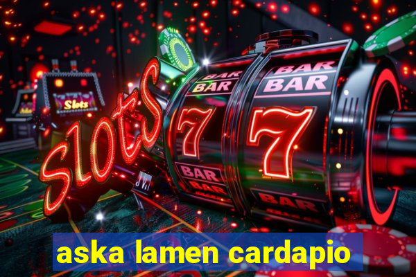 aska lamen cardapio
