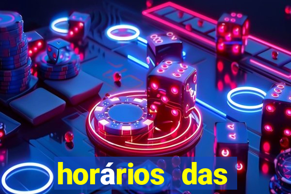horários das plataformas de jogos