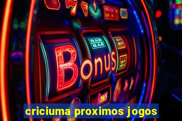 criciuma proximos jogos