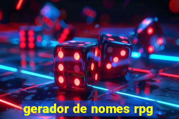 gerador de nomes rpg