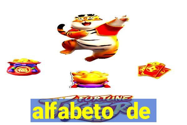 alfabeto de caligrafia bonita