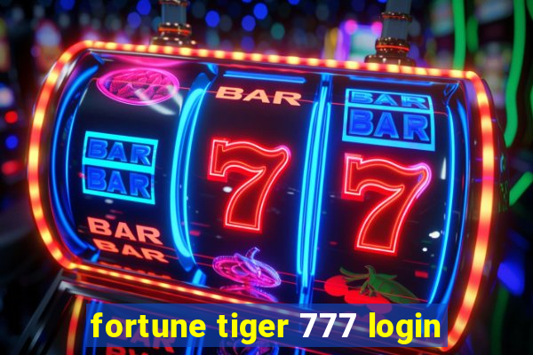 fortune tiger 777 login