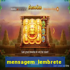 mensagem lembrete de vencimento para cliente