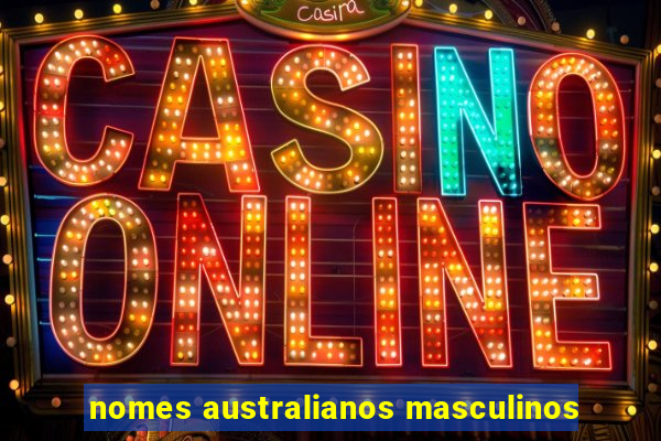 nomes australianos masculinos