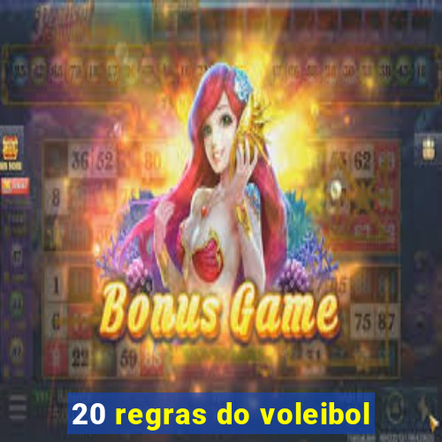20 regras do voleibol