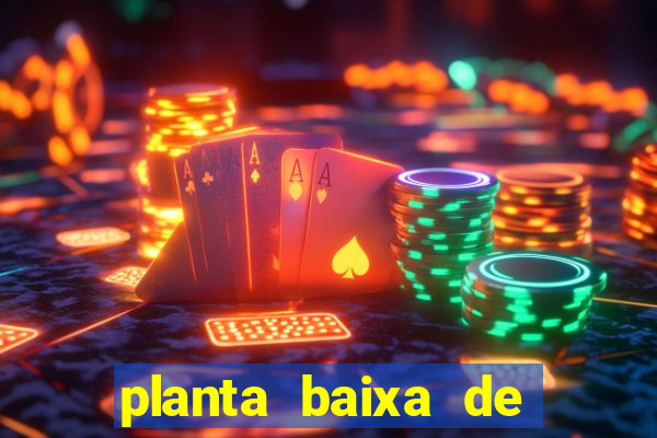 planta baixa de campo de futebol society