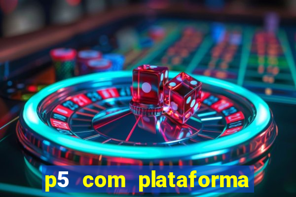 p5 com plataforma de jogos