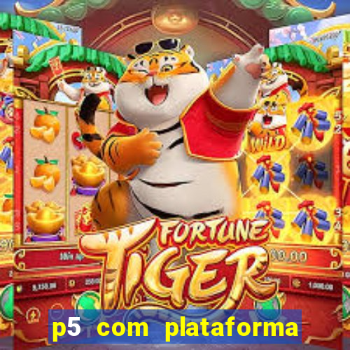 p5 com plataforma de jogos