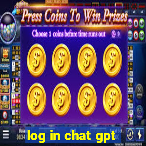 log in chat gpt