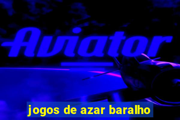 jogos de azar baralho