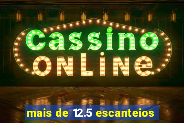 mais de 12.5 escanteios
