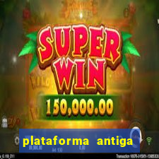 plataforma antiga de jogos