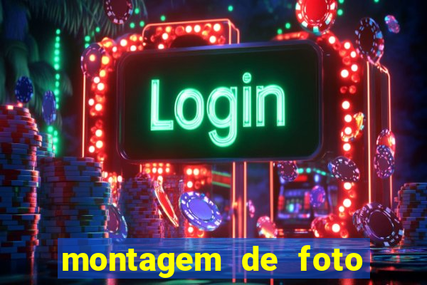 montagem de foto com simbolo do flamengo