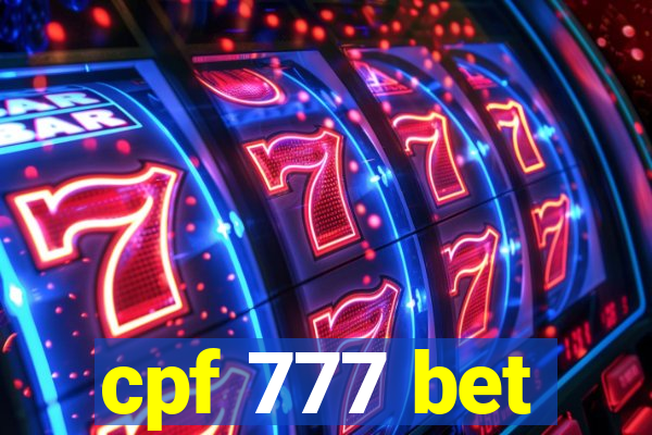 cpf 777 bet