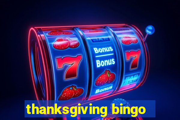 thanksgiving bingo