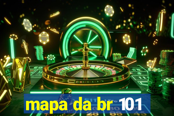 mapa da br 101