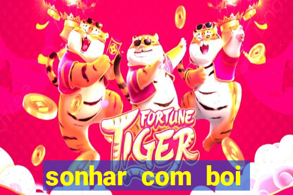 sonhar com boi branco jogo do bicho